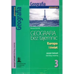 GEOGRAFIA BEZ TAJEMNIC 3 ZESZYT ĆWICZEŃ Edward Dudek - Wydawnictwo Edukacyjne Wiking
