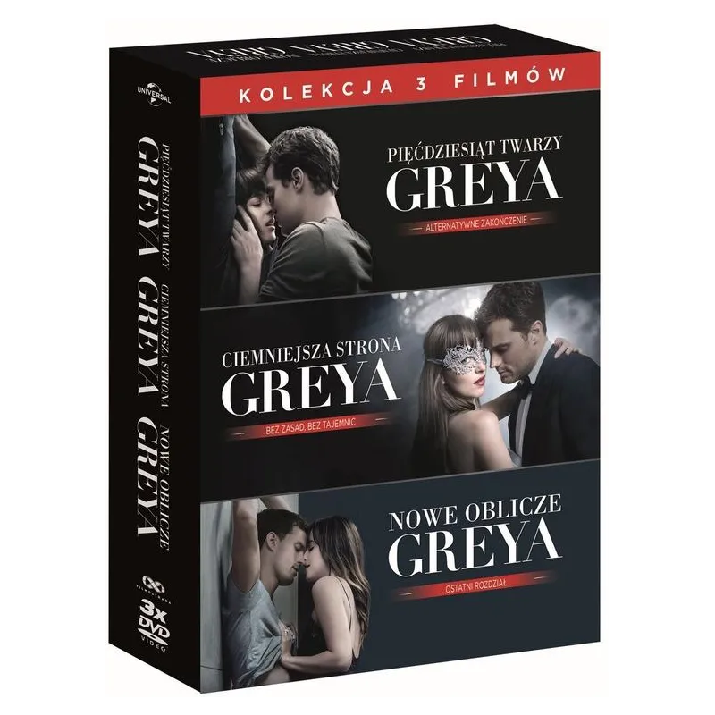GREY KOLEKCJA 3 FILMÓW DVD PL - Filmostrada