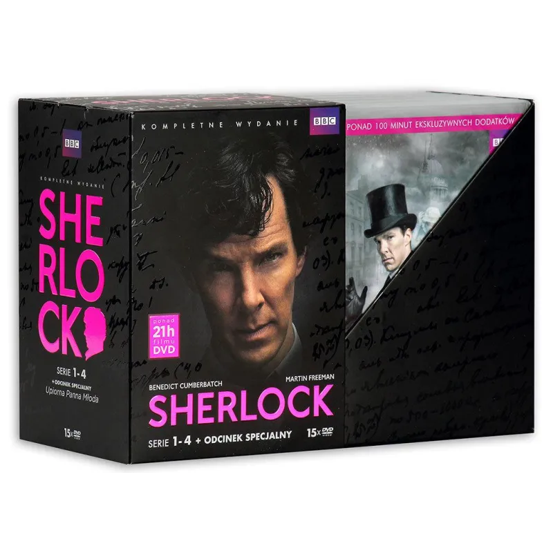 SHERLOCK SERIE 1-4 + ODCINEK SPECJALNY DVD PL - Best Film