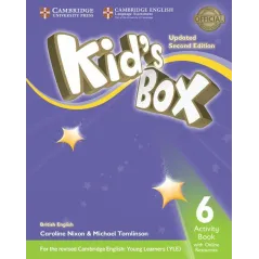 KIDS BOX 6 ACTIVITY BOOK + ONLINE Caroline Nixon, Michael Tomlinson - Cambridge University Press