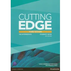 CUTTING EDGE PRE-INTERMEDIATE STUDENTS BOOK Z PŁYTĄ DVD Sarah Cunningham, Peter Moor - Pearson