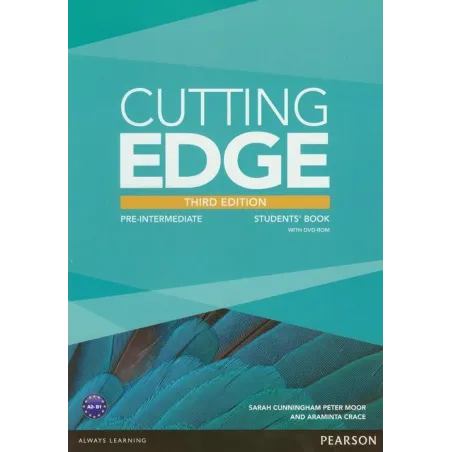 CUTTING EDGE PRE-INTERMEDIATE STUDENTS BOOK Z PŁYTĄ DVD Sarah Cunningham, Peter Moor - Pearson