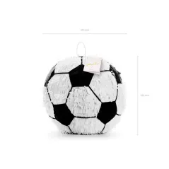 PINIATA PIŁKA BIAŁO-CZARNA - PartyDeco