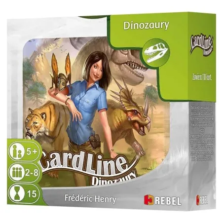 Cardline: Dinozaury Gra Karciana 5+ Cardline: Dinozaury Gra Karciana 5+