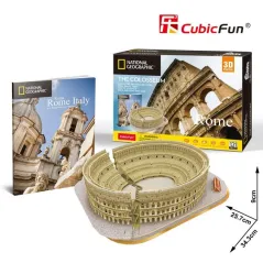 RZYM KOLOSEUM PUZZLE 3D 131 ELEMENTÓW NATIONAL GEOGRAPHIC - National Geographic