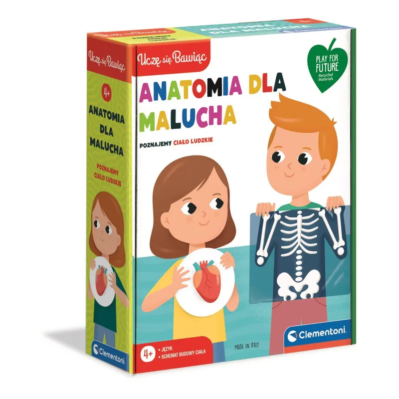 ANATOMIA DLA MALUCHA UKŁADANKA EDUKACYJNA 4+ - Clementoni