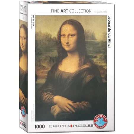 MONA LISA BY LEONARDO DA VINCI PUZZLE 1000 ELEMENTÓW - Eurographics Puzzle