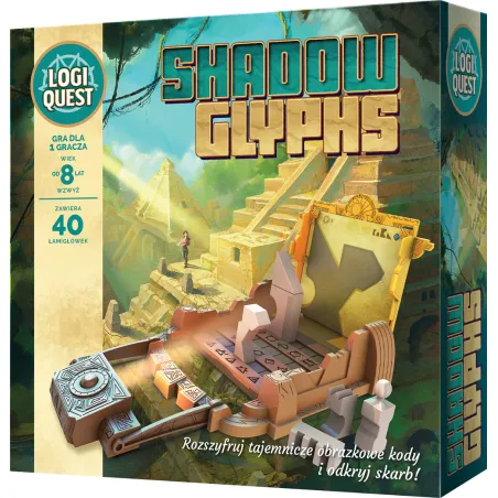 LOGIQUEST SHADOW GLYPHS EDYCJA POLSKA GRA LOGICZNA 8+ - Asmodee