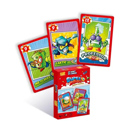 PIOTRUŚ GRA KARCIANA TOP TRUMPS SUPER ZINGS 4+ - Magic box