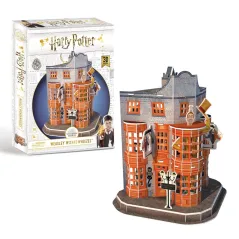Magiczne Dowcipy Weasleyów Na Pokątnej Puzzle 3D 62 Elementy Harry Potter 8+