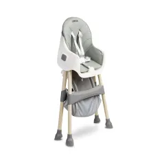 KRZESEŁKO DO KARMIENIA 2W1 CARETERO BILL GREY 6M+