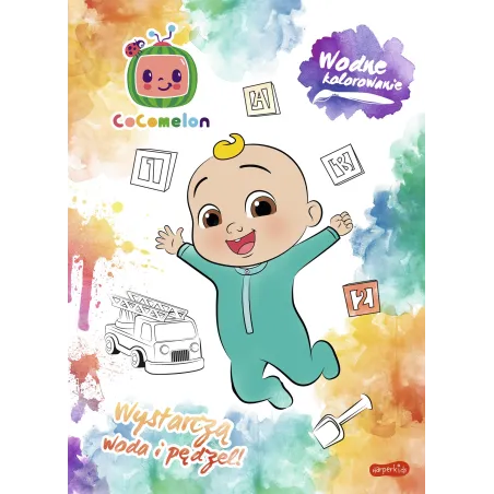 COCOMELON. WODNE KOLOROWANIE - Harperkids