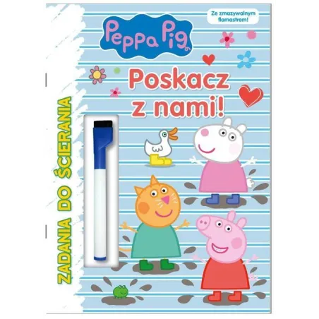 ŚWINKA PEPPA. POSKACZ Z NAMI. ZADANIA DO ŚCIERANIA - Media Service Zawada