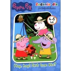 ŚWINKA PEPPA HOP HOP! JEST TAM KTO? ZADANIA DLA PRZEDSZKOLAKA 4-5 LAT - Media Service Zawada