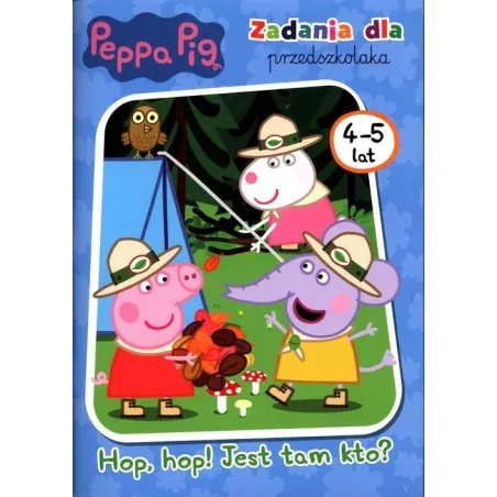 ŚWINKA PEPPA HOP HOP! JEST TAM KTO? ZADANIA DLA PRZEDSZKOLAKA 4-5 LAT - Media Service Zawada