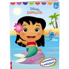 DISNEY MALUCH KOLOROWANKA Z NAKLEJKAMI 3+ - Ameet