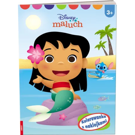 Disney Maluch Kolorowanka Z Naklejkami 3+ Disney Maluch Kolorowanka Z Naklejkami 3+