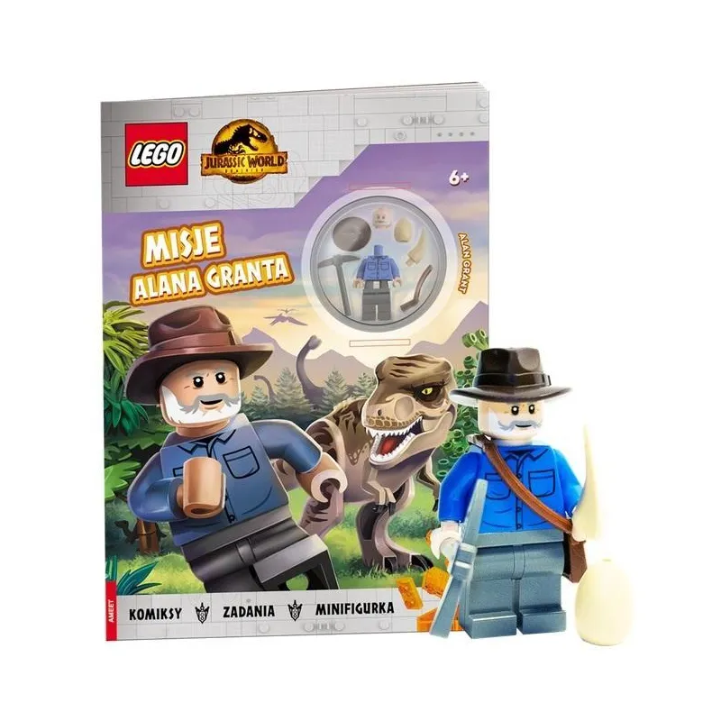 LEGO JURASSIC WORLD MISJE ALANA GRANTA 6+ - Ameet