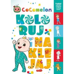 COCOMELON. KOLORUJ I NAKLEJAJ - Harperkids