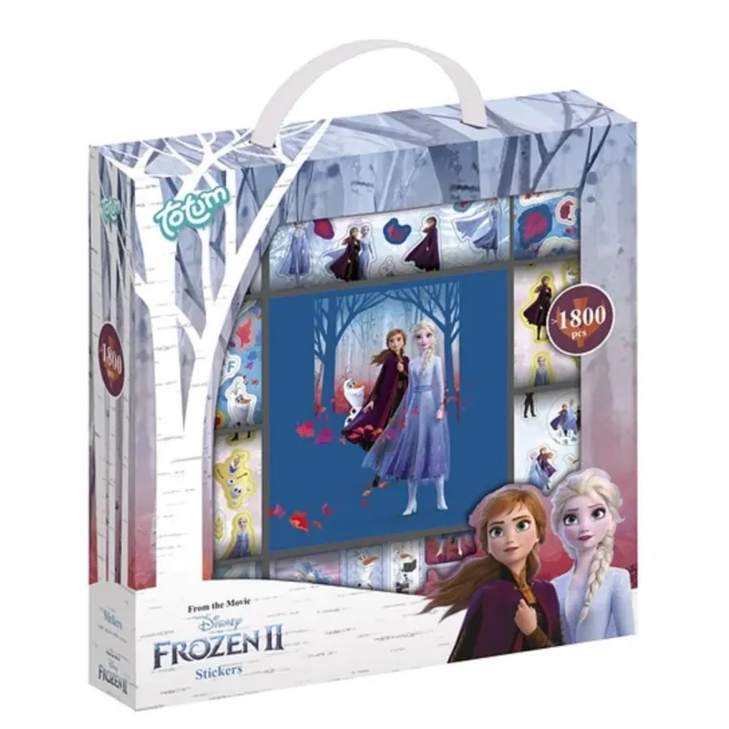 KREATYWNY ZESTAW NAKLEJEK KRAINA LODU DISNEY 3+