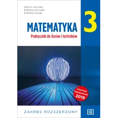 MATEMATYKA 3 PODRĘCZNIK ZAKRES ROZSZERZONY - Pazdro