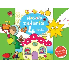 WESOŁE ZADANIA 4-LATKA. NAKLEJAJ I BAW SIĘ! Elżbieta Lekan - Olesiejuk