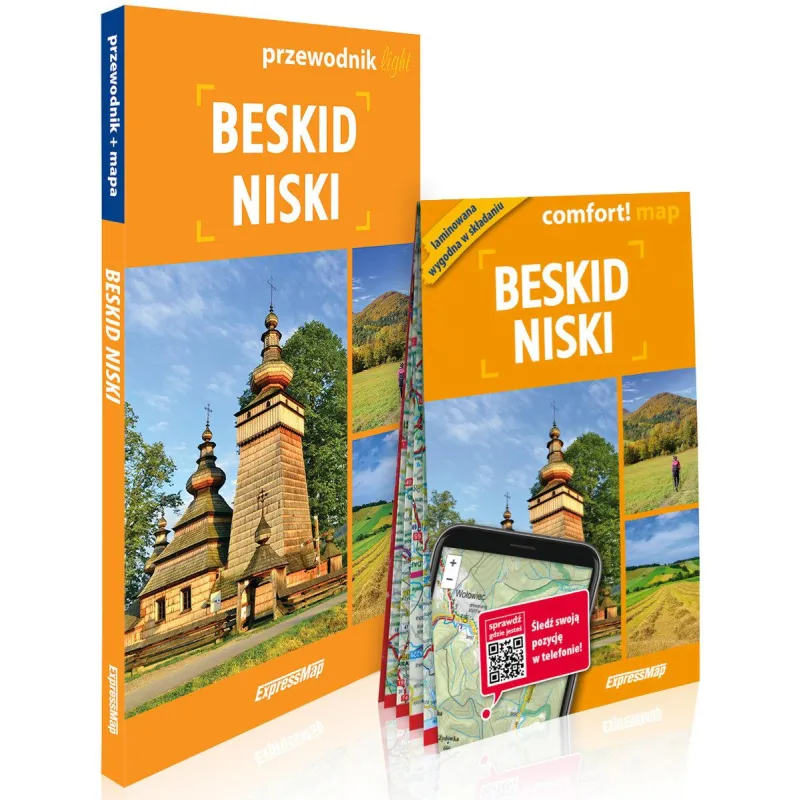BESKID NISKI. PRZEWODNIK ILUSTROWANY + MAPA - ExpressMap