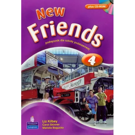 NEW FRIENDS 4 PODRĘCZNIK Z PŁYTĄ CD - Pearson