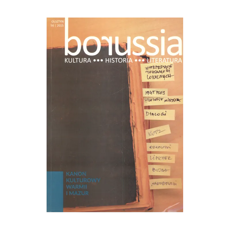 BORUSSIA KANON KULTUROWY WARMII I MAZUR KULTURA HISTORIA LITERATURA - Borussia