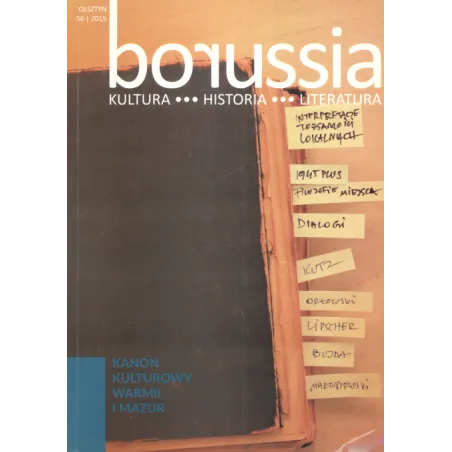 BORUSSIA KANON KULTUROWY WARMII I MAZUR KULTURA HISTORIA LITERATURA - Borussia