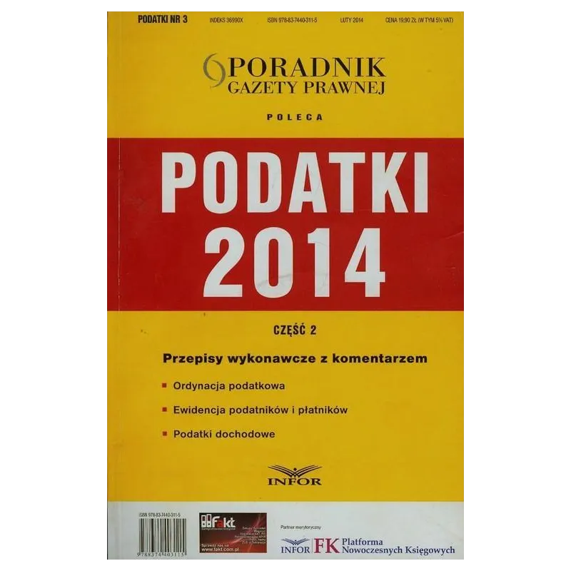 PODATKI 2014 2 + CD - Infor