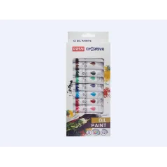 FARBY OLEJNE 12 KOLORÓW 12ML EASY CREATIVE - Spokey
