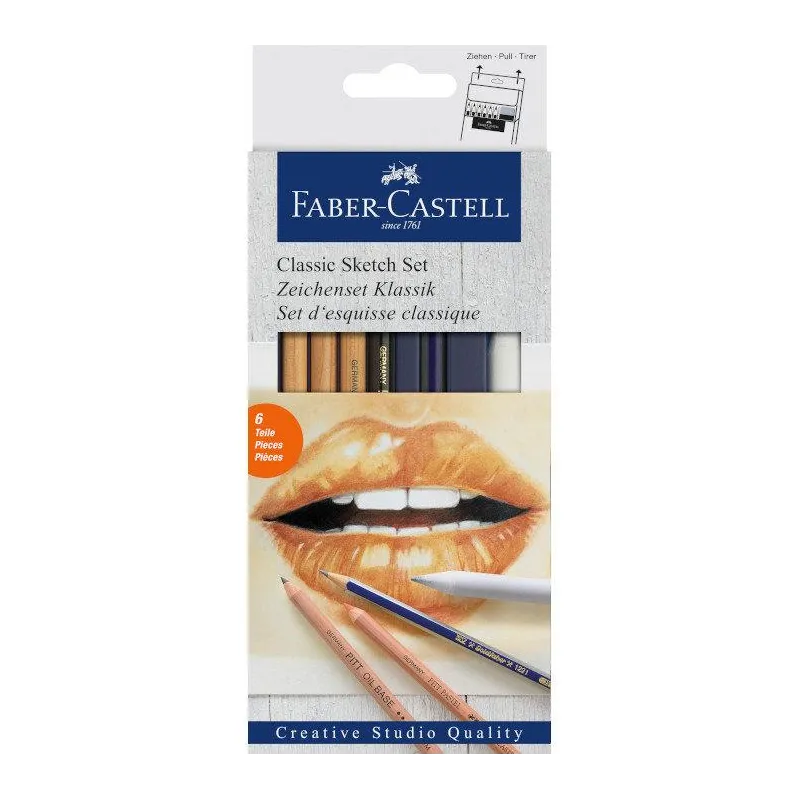 ZESTAW DO SZKICOWANIA CLASSIC FABER-CASTELL - Faber Castell