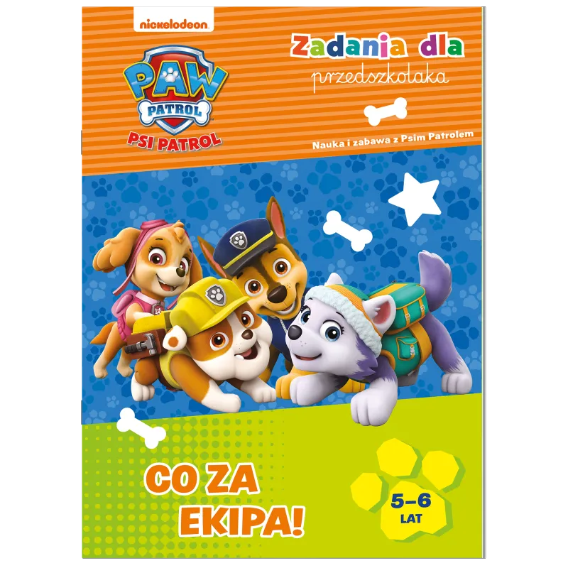 PSI PATROL. CO ZA EKIPA! ZADANIA DLA PRZEDSZKOLAKA 5-6 LAT - Media Service Zawada