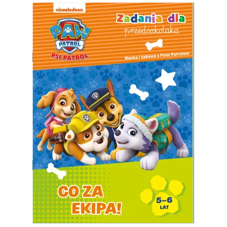 PSI PATROL. CO ZA EKIPA! ZADANIA DLA PRZEDSZKOLAKA 5-6 LAT - Media Service Zawada
