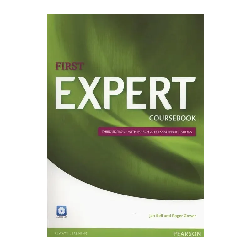 FIRST EXPERT COURSEBOOK + CD - Pearson