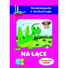 NA ŁĄCE. KOLOROWANKA Z NAKLEJKAMI - Olesiejuk