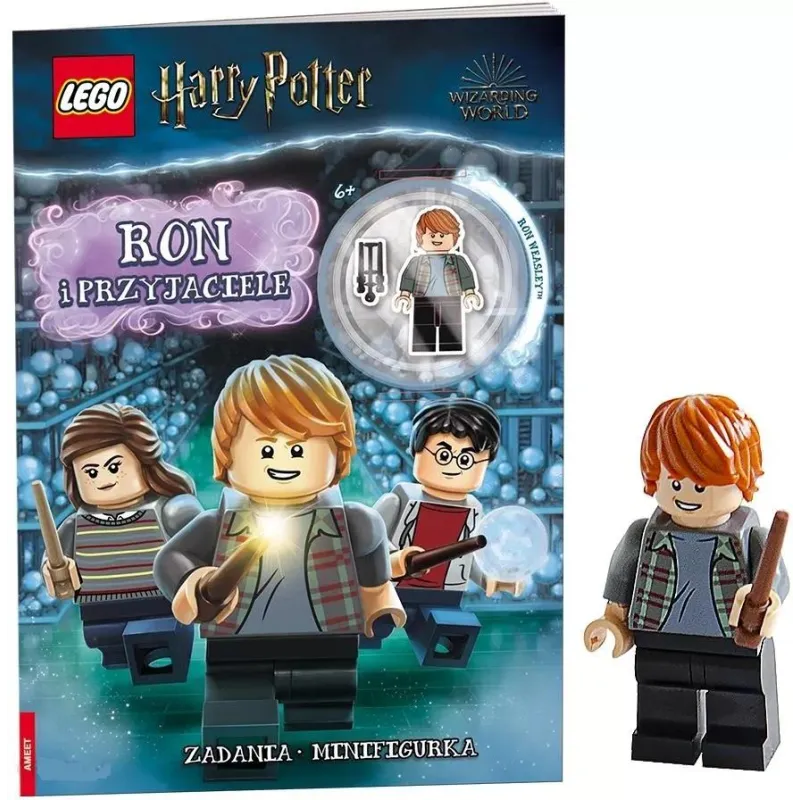 LEGO HARRY POTTER. RON I PRZYJACIELE + FIGURKA 6+ - Ameet