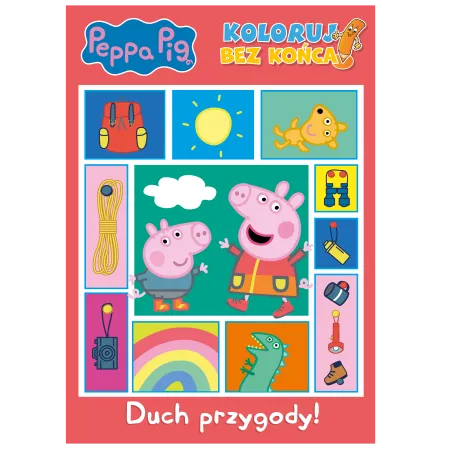 ŚWINKA PEPPA. KOLORUJ BEZ KOŃCA! DUCH PRZYGODY! - Media Service Zawada