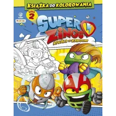 SUPER ZINGS KSIĄŻKA DO KOLOROWANIA + FIGURKA
