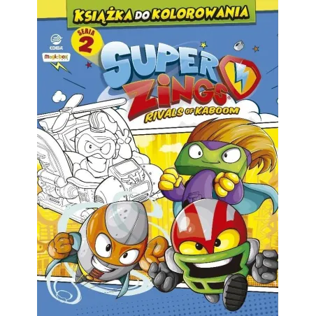 SUPER ZINGS KSIĄŻKA DO KOLOROWANIA + FIGURKA