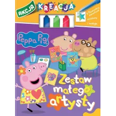 ŚWINKA PEPPA. ZESTAW MAŁEGO ARTYSTY. AKCJA KREACJA