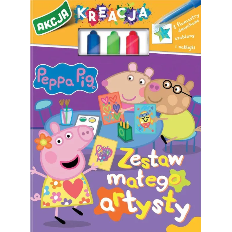 ŚWINKA PEPPA. ZESTAW MAŁEGO ARTYSTY. AKCJA KREACJA