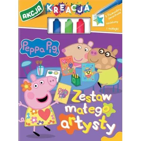 ŚWINKA PEPPA. ZESTAW MAŁEGO ARTYSTY. AKCJA KREACJA