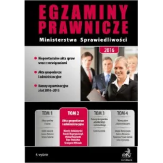 EGZAMINY PRAWNICZE MINISTERSTWA SPRAWIEDLIWOŚCI Michał Rojewski, Ewa Stawicka, Daniel Kupryjańczyk, Grzegorz Witczak - C.H...
