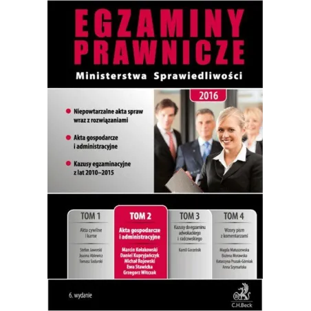 Egzaminy Prawnicze Ministerstwa Sprawiedliwości Michał Rojewski, Ewa Stawicka, Daniel Kupryjańczyk, Grzegorz Witczak