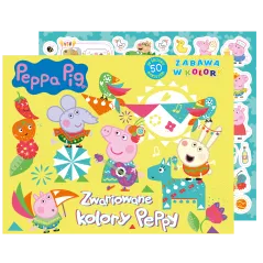 ŚWINKA PEPPA. ZABAWA W KOLORY. ZWARIOWANE KOLORY  PEPPY