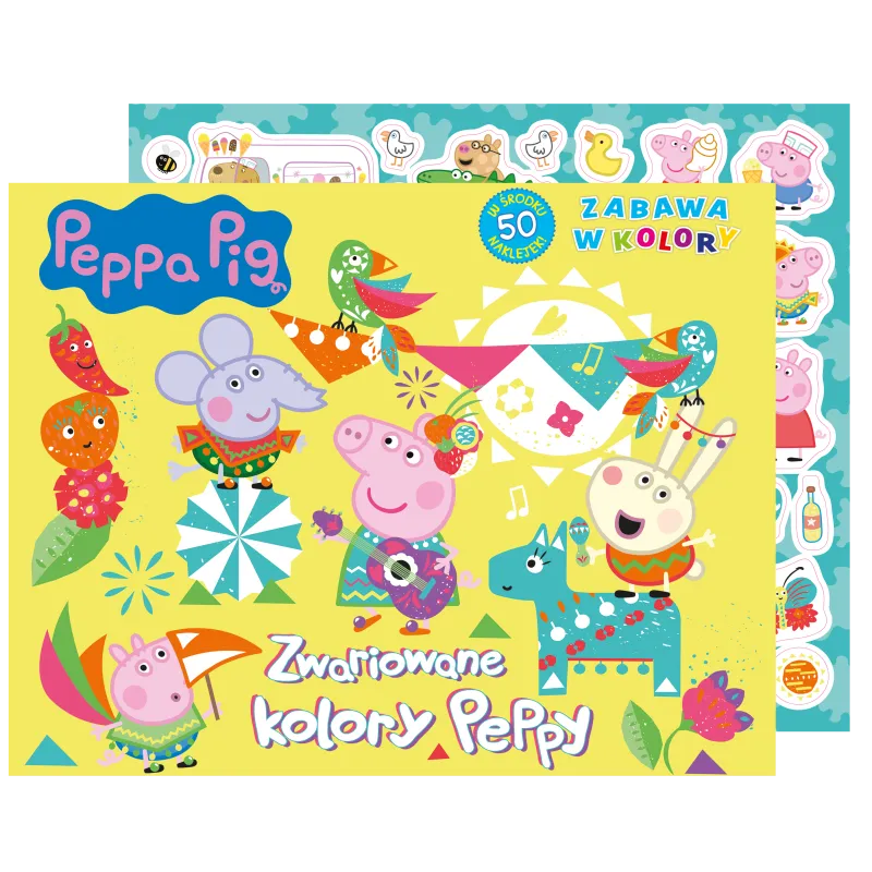 ŚWINKA PEPPA. ZABAWA W KOLORY. ZWARIOWANE KOLORY  PEPPY