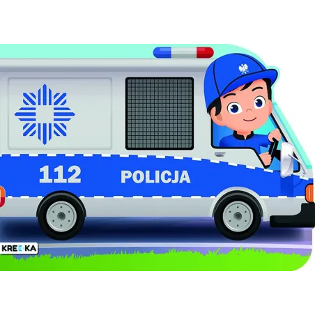 POLICJA. KOLOROWANKA Z NAKLEJKAMI