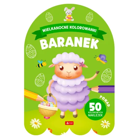 Baranek. Wielkanocne Kolorowanki Baranek. Wielkanocne Kolorowanki
